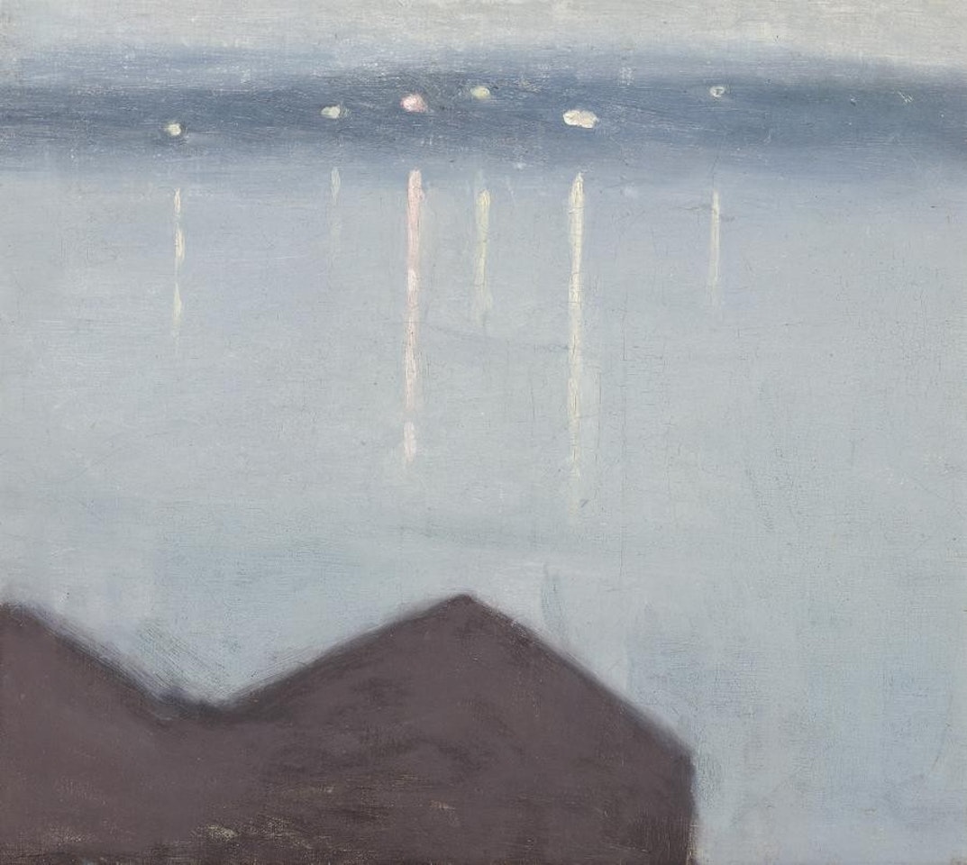 LIGHTS ACROSS THE BAY by Clarice Beckett