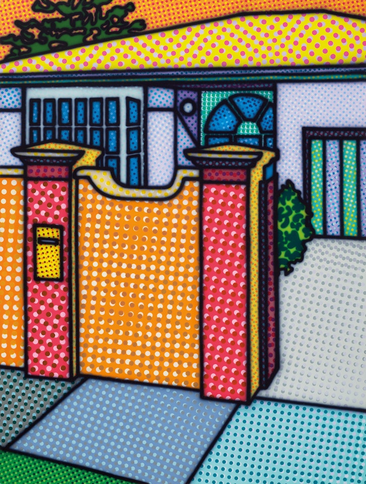 HIGH FENCED by Howard Arkley