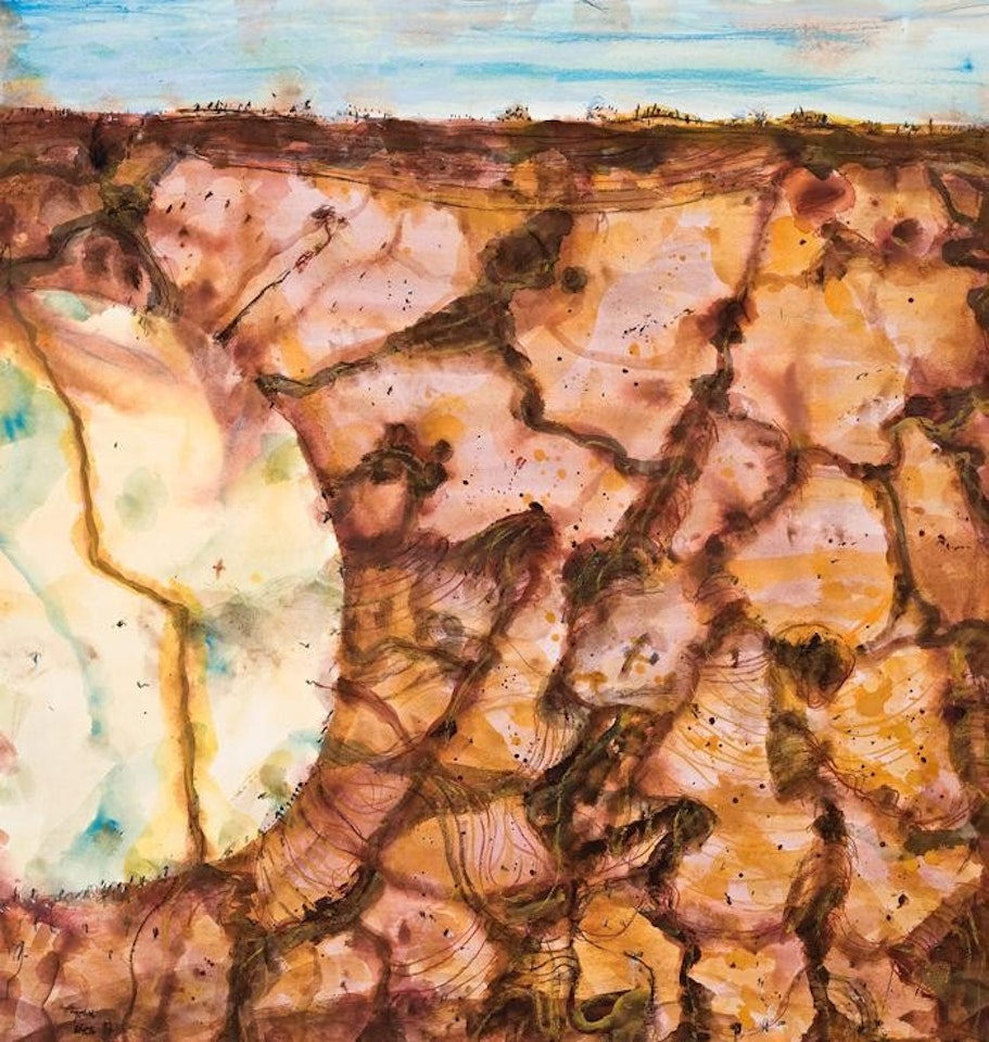 DESERT LAKE by John Olsen