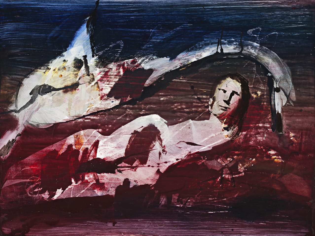 LEDA AND SWAN by Sidney Nolan