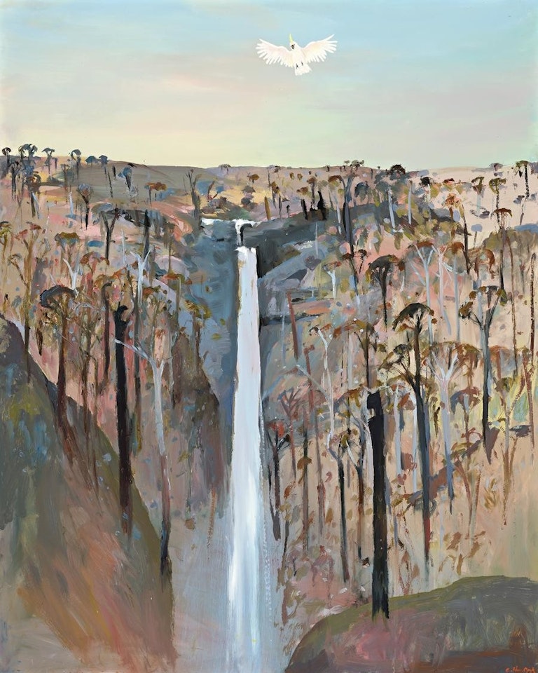WATERFALL ON THE BANKS OF THE SHOALHAVEN RIVER by Arthur Merric Bloomfield Boyd