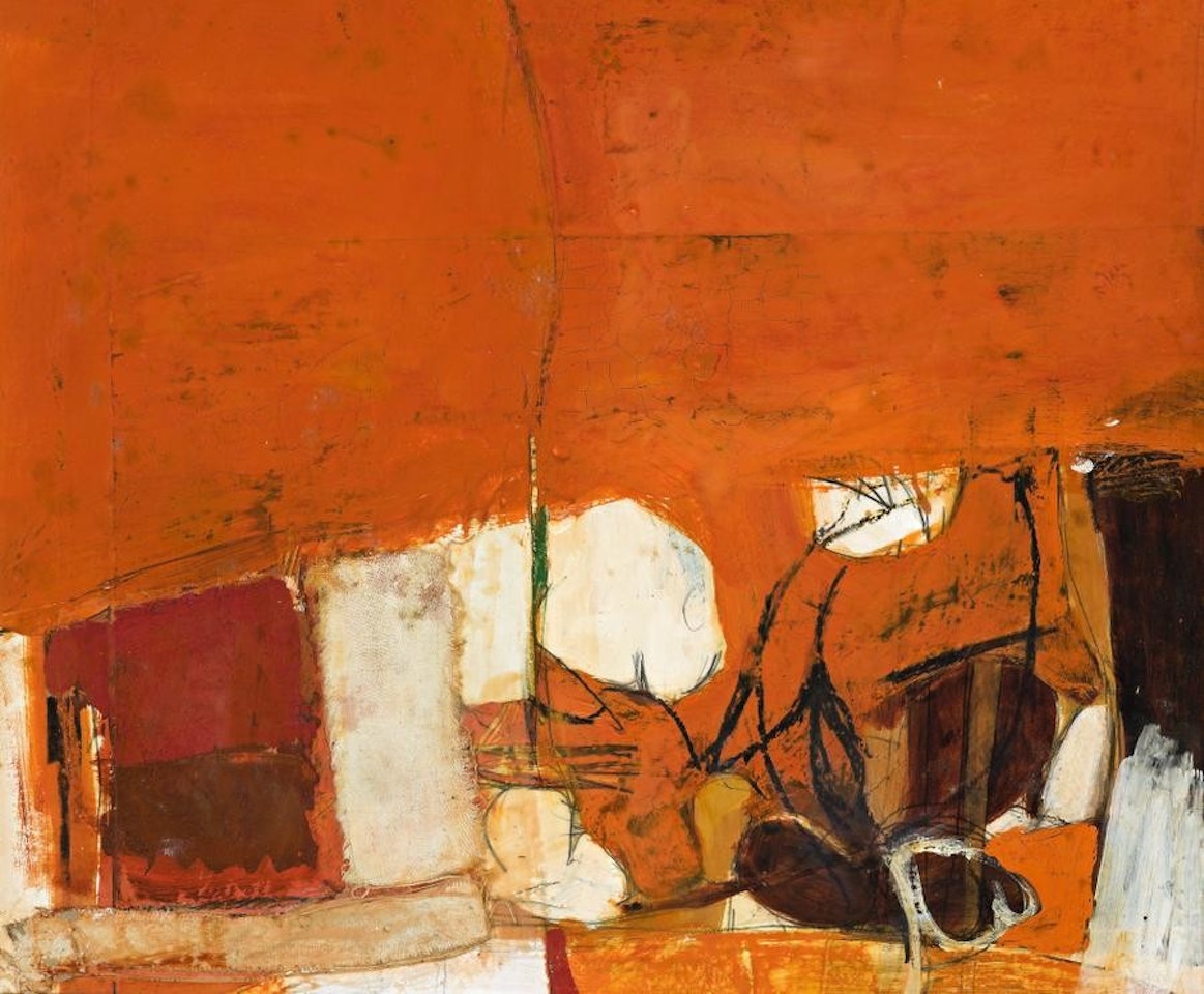 UNTITLED RED PAINTING by Brett Whiteley
