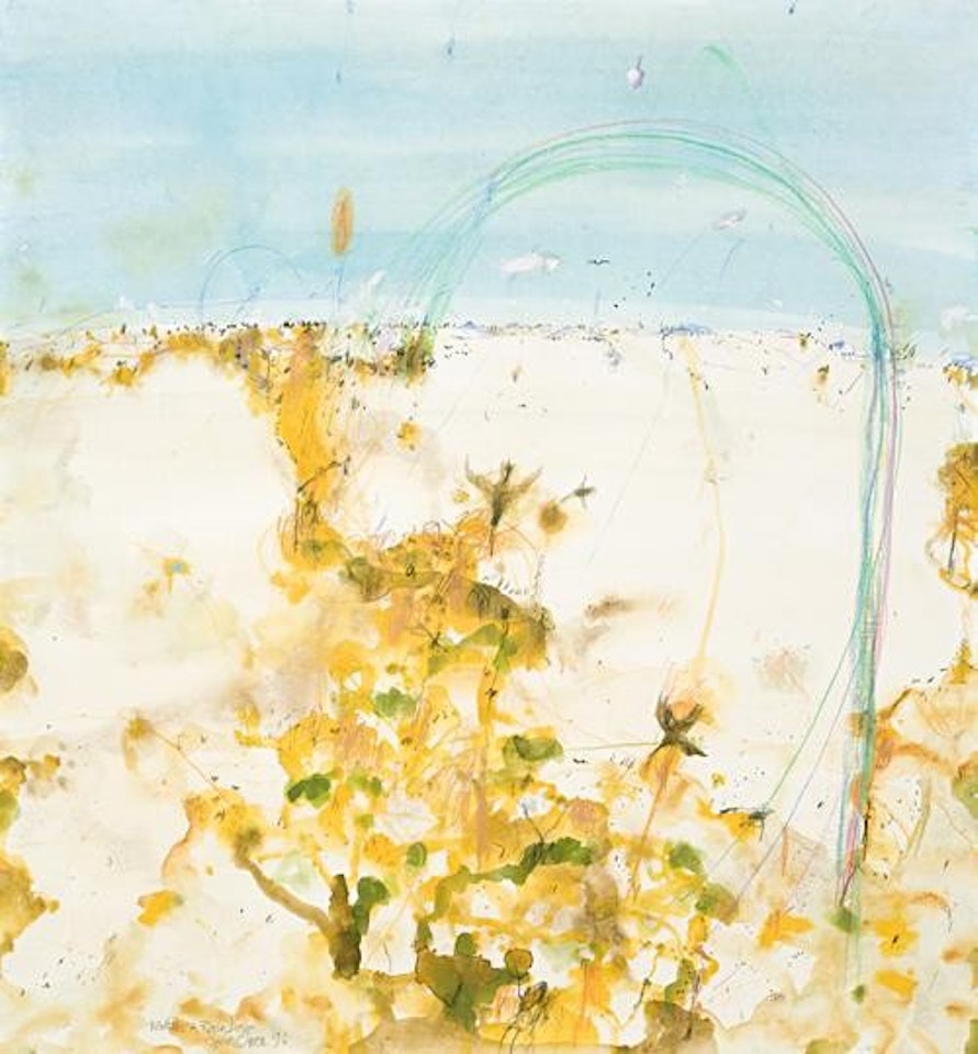 WATTLES AND RAINBOW by John Olsen