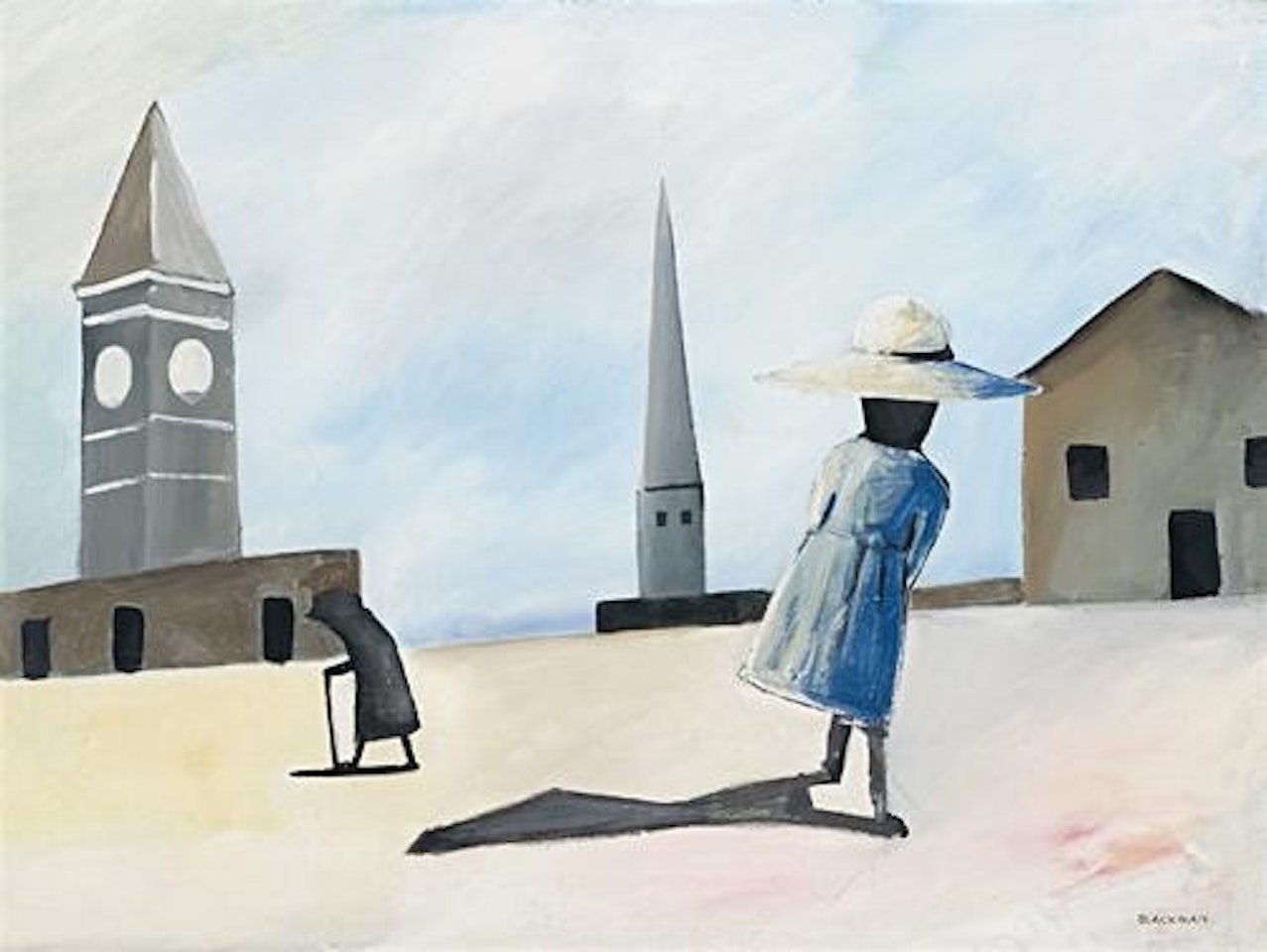 HAWTHORN SCHOOLGIRL by Charles Blackman