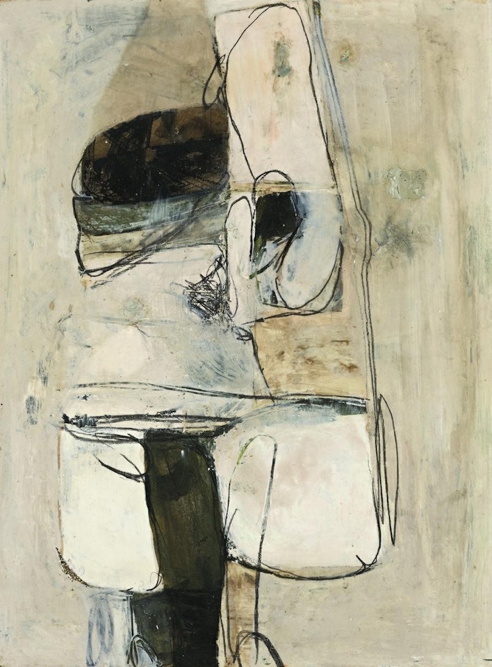 UNTITLED WHITE PAINTING by Brett Whiteley