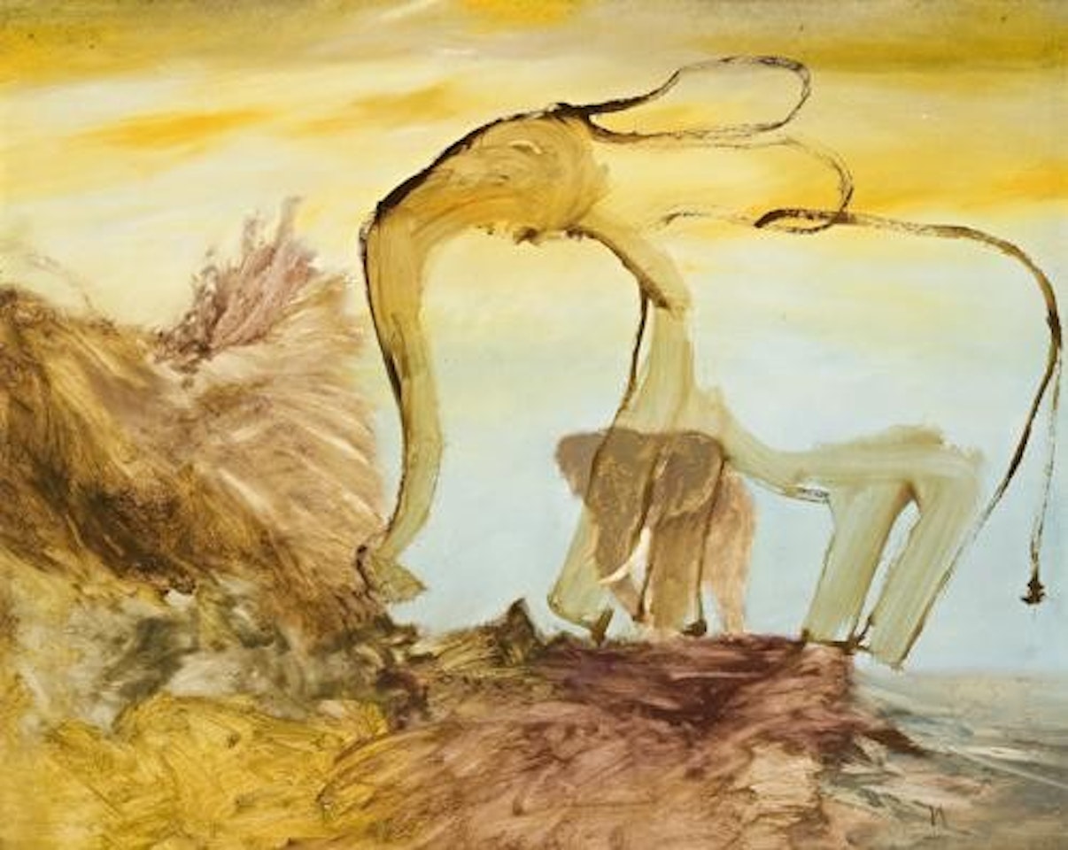 ELEPHANT AND CALF by Sidney Nolan