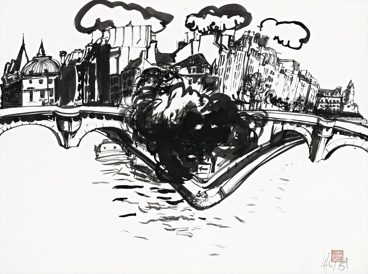 L"ÎLE DE LA CITÉ by Brett Whiteley