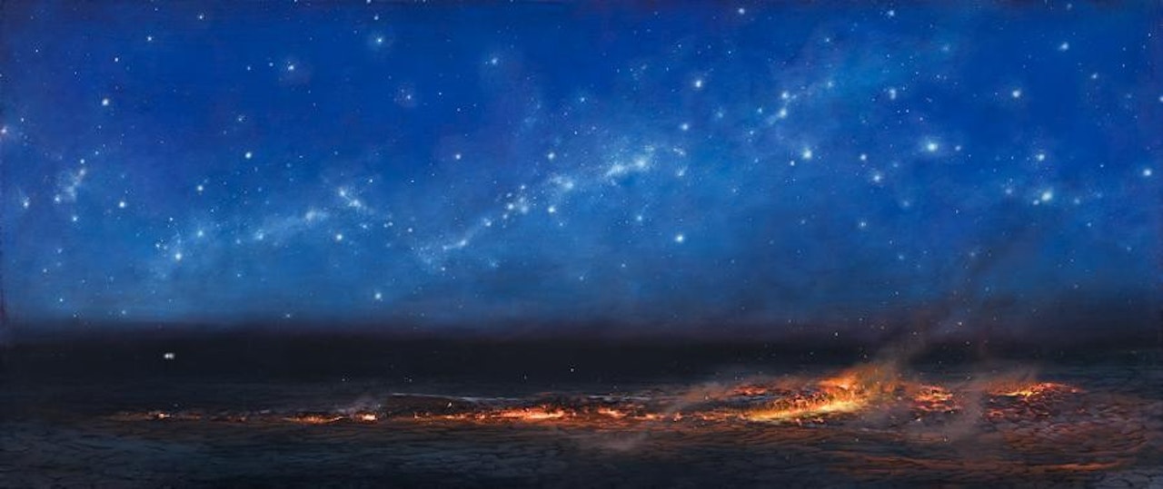 THE NIGHT FIRE by Tim Storrier