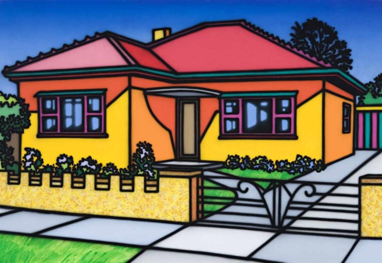 A SPLENDID SUPERIOR HOME by Howard Arkley