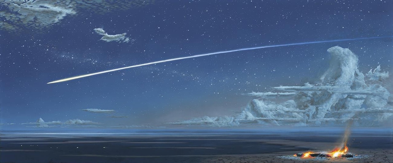 CONSTELLATIONS (OVER THE NIGHT ROAD) by Tim Storrier