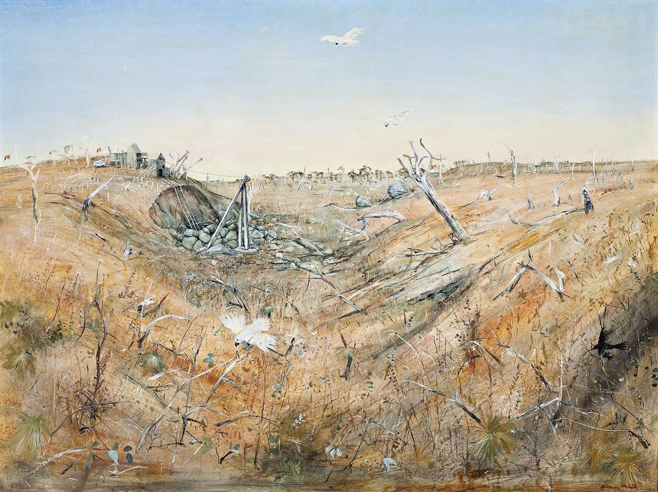 THE OLD MINE by Arthur Merric Bloomfield Boyd