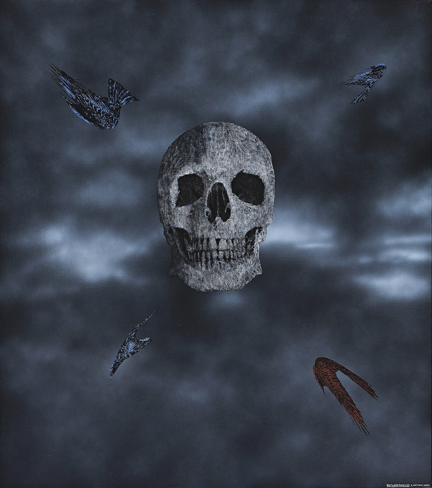 OUTLOOK (WHITE) by Shane Cotton