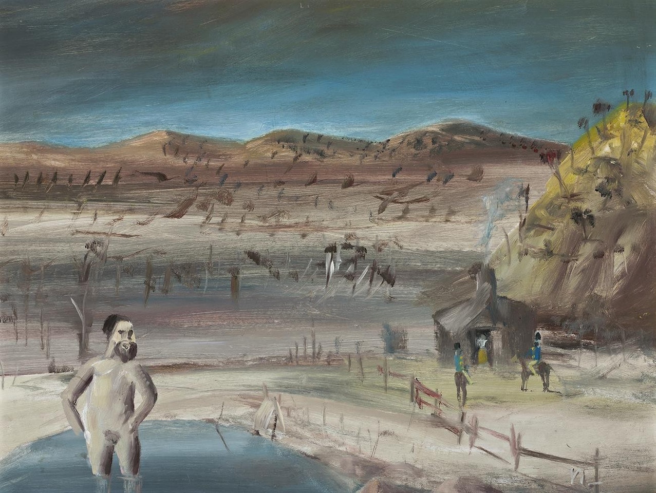 THE QUESTIONING by Sidney Nolan