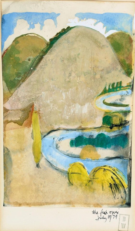 THE FISH RIVER by Brett Whiteley