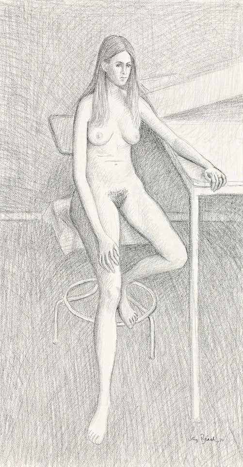 THE DRAWING TABLE by John Brack