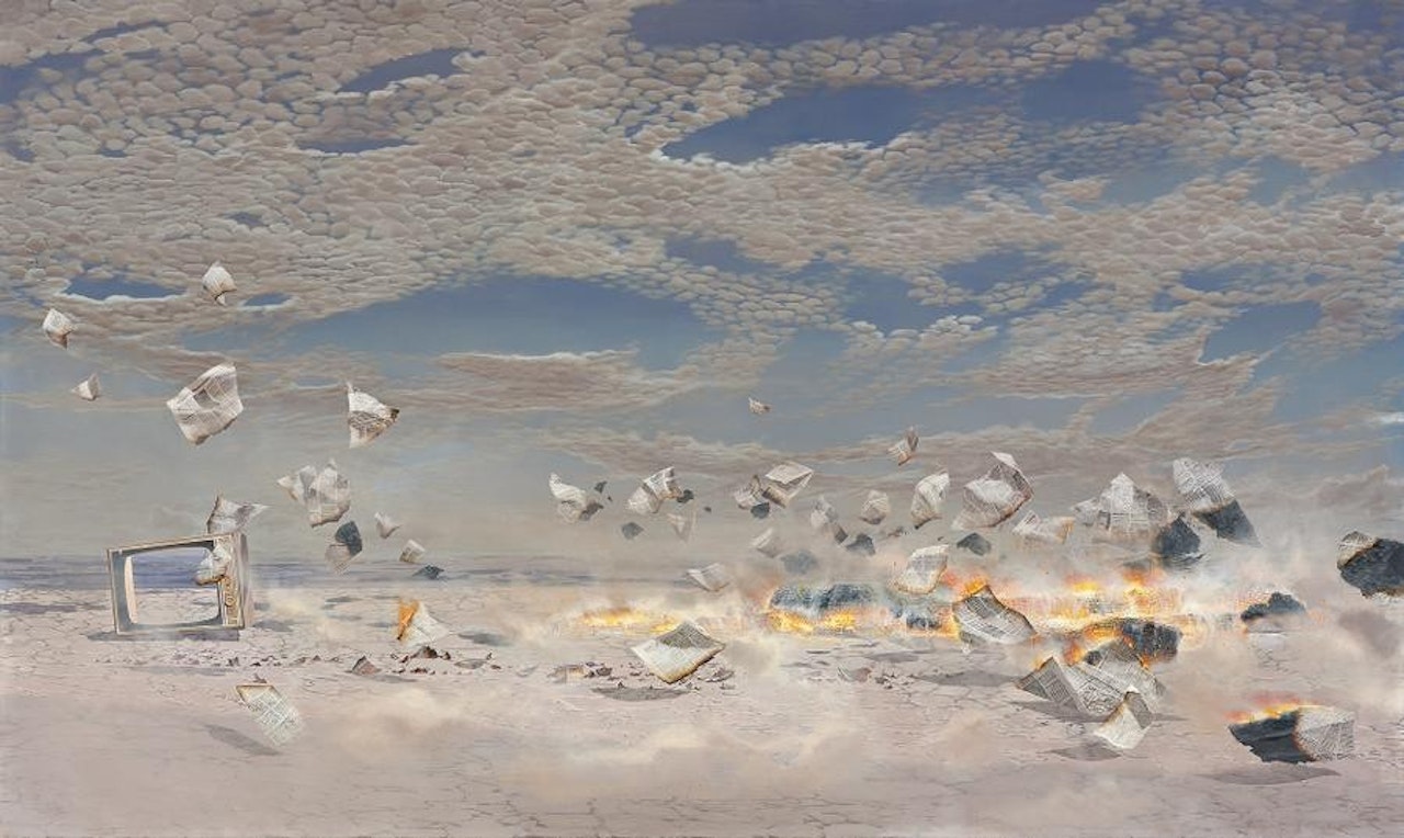 THE CACOPHONY OF WISDOM (AN ECONOMY OF DUST AND ASHES) by Tim Storrier