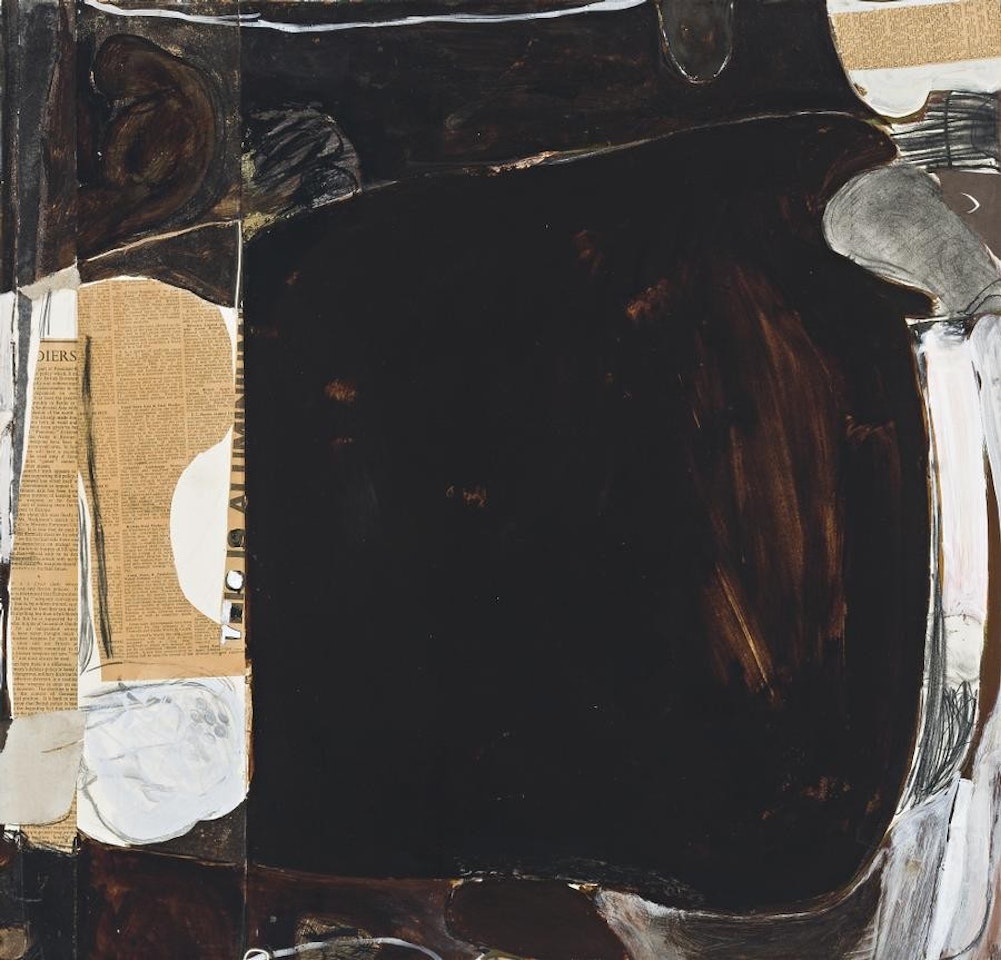 UNTITLED BLACK COLLAGE by Brett Whiteley