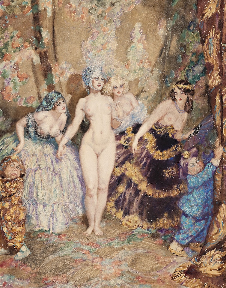 THE CURTAIN by Norman Alfred Williams Lindsay