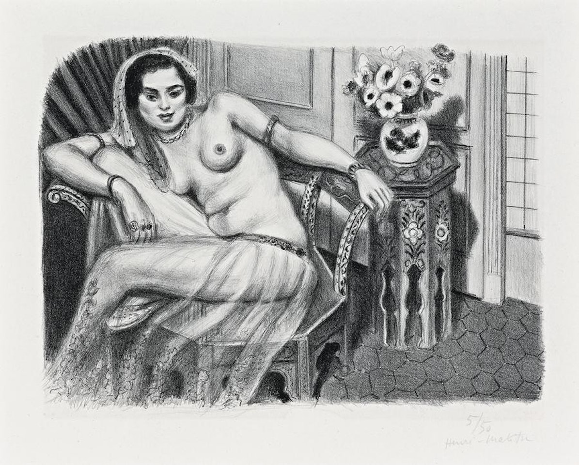 HINDOUE A LA JUPE DE TULLE by Henri Matisse