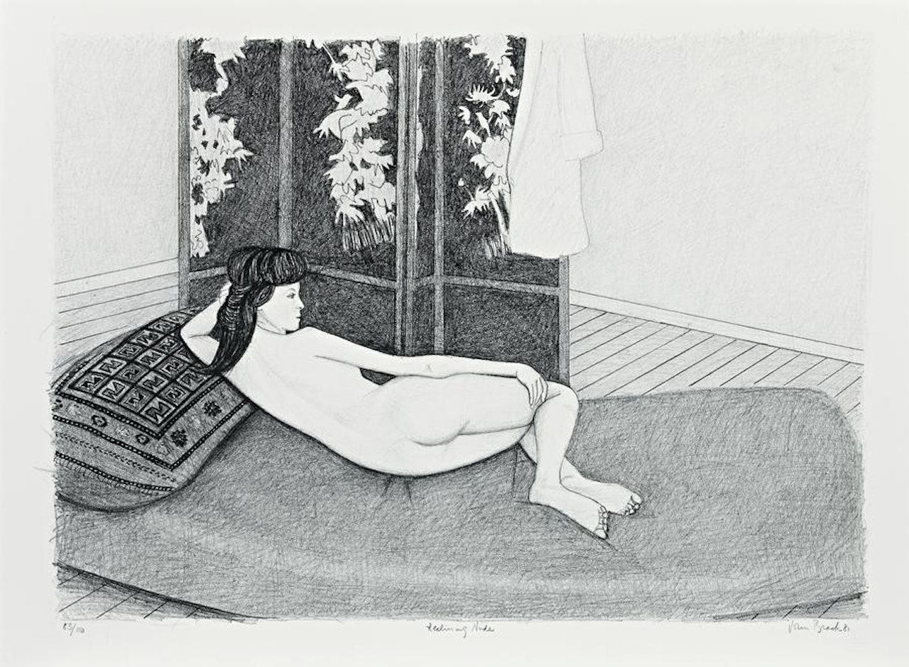 RECLINING NUDE by John Brack