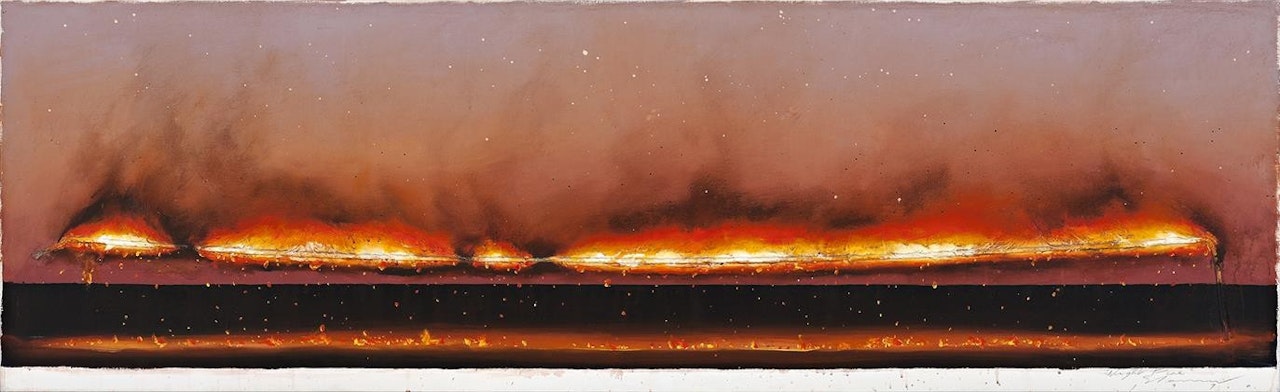 NIGHT FIRE by Tim Storrier