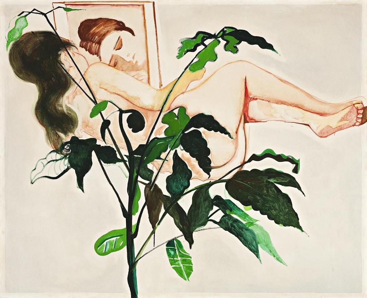NUDE AND MIRROR by Charles Blackman