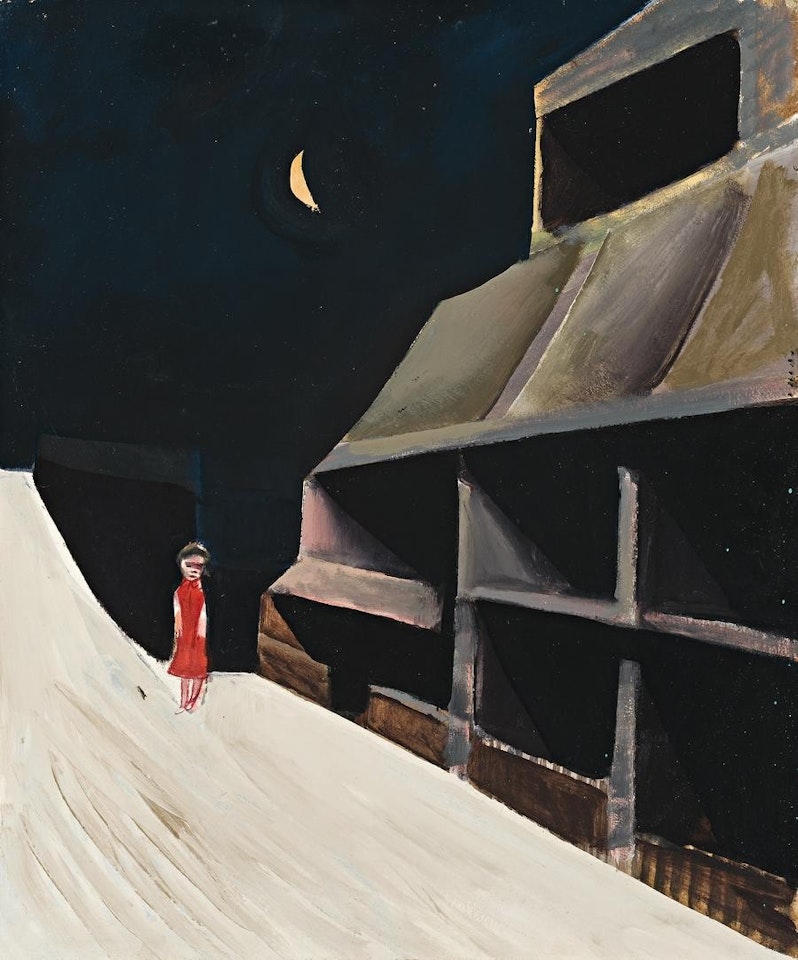 GIRL IN A LANE by Charles Blackman