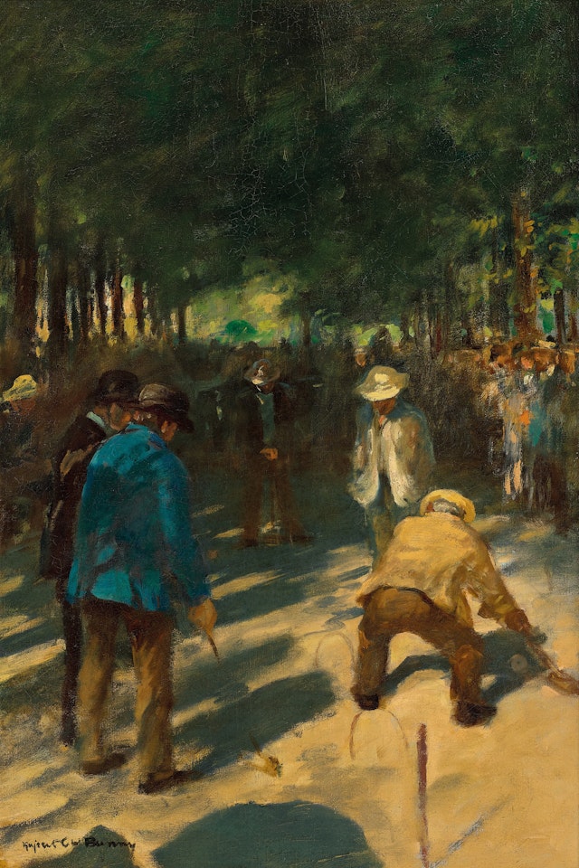 JOUEURS DE CROQUET (LUXEMBOURG) by Rupert Charles Wulsten Bunny