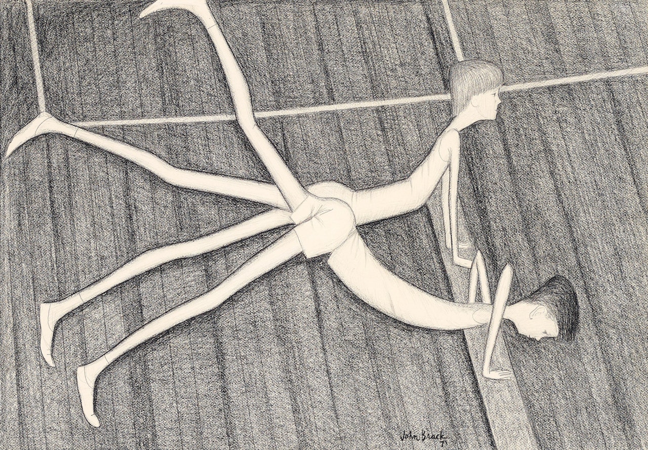 GYMNASTS No. 2 by John Brack