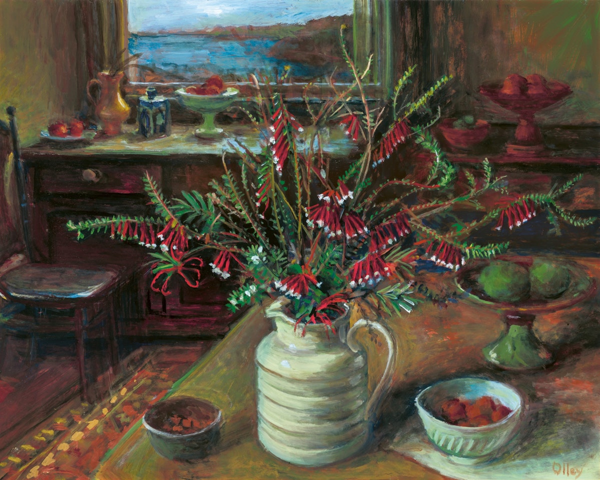 BUSH FUSCHIAS by Margaret Hannah Olley