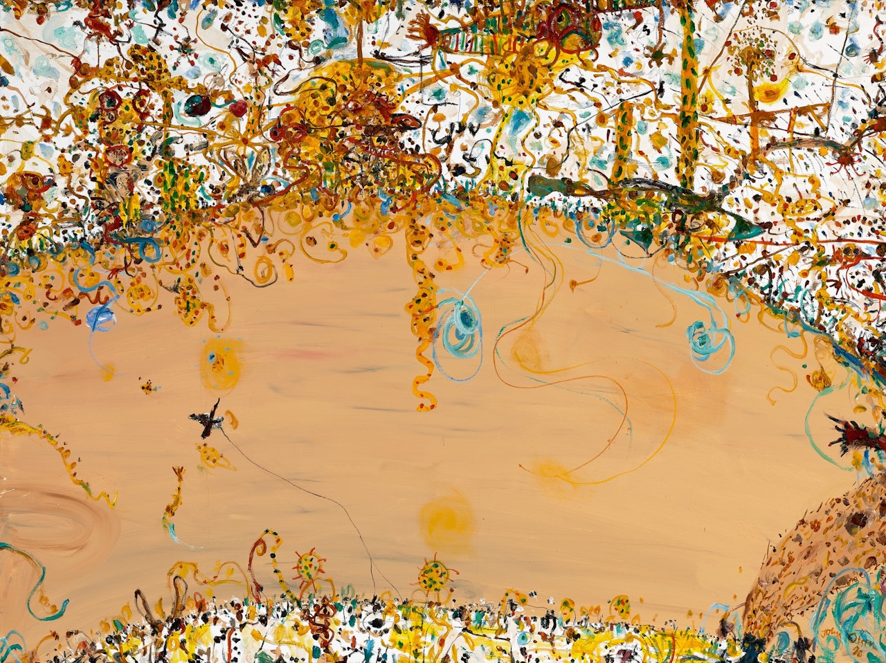 LIFE UPON THE GOLDEN RIVER by John Olsen