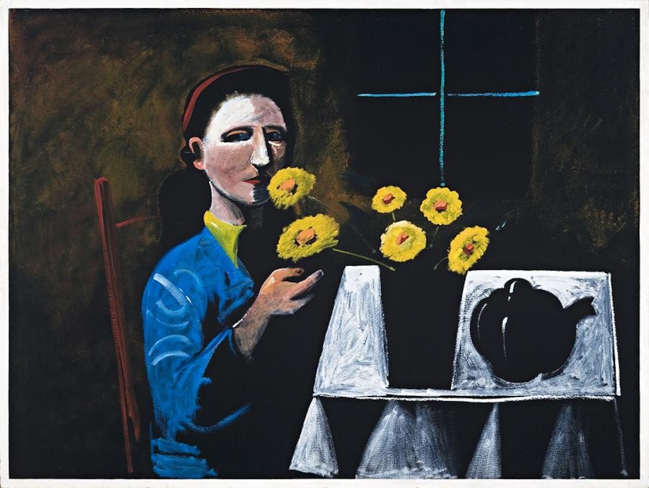 YELLOW REFLECTIONS by Charles Blackman