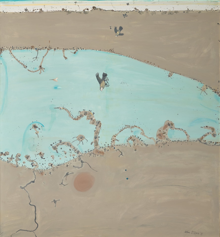 HAY, HELL AND BOOLIGAL by John Olsen
