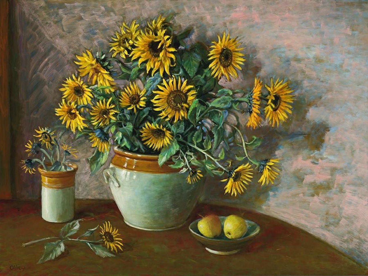 SUNFLOWERS by Margaret Hannah Olley