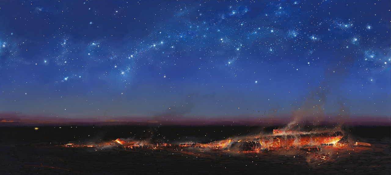 THE NIGHT SKY by Tim Storrier