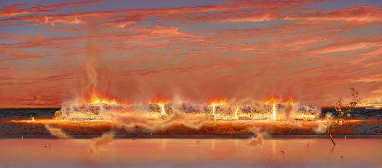 THE LAMENT OF THE STREAM by Tim Storrier