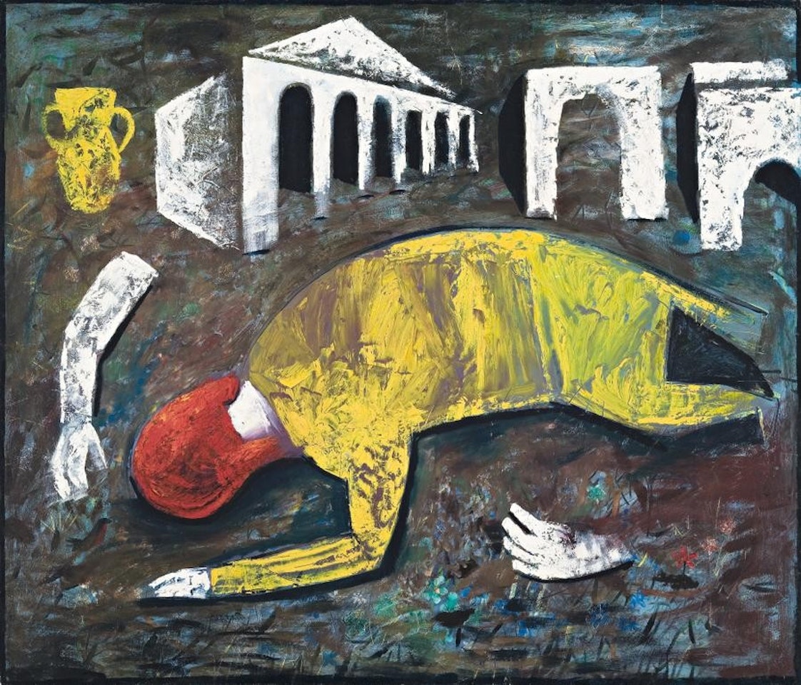 SIENA ARCADE by Charles Blackman