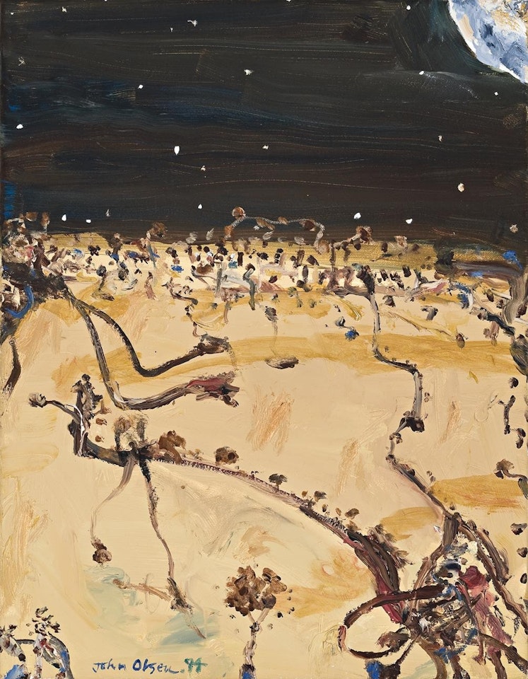 NIGHT SKY AT RYDAL by John Olsen