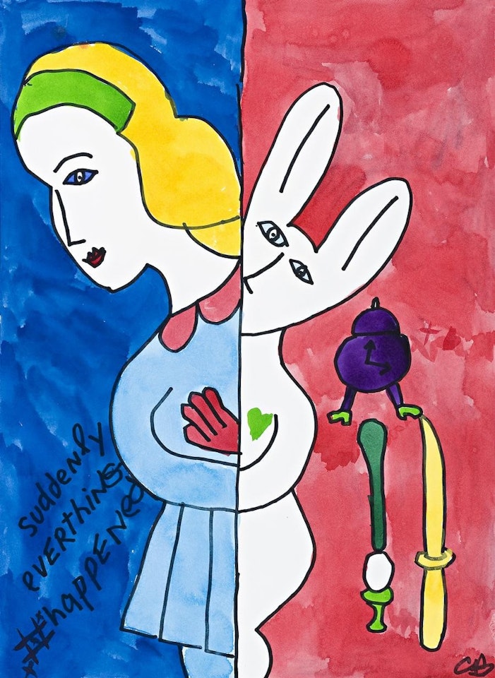 SUDDENLY EVERYTHING HAPPENED by Charles Blackman
