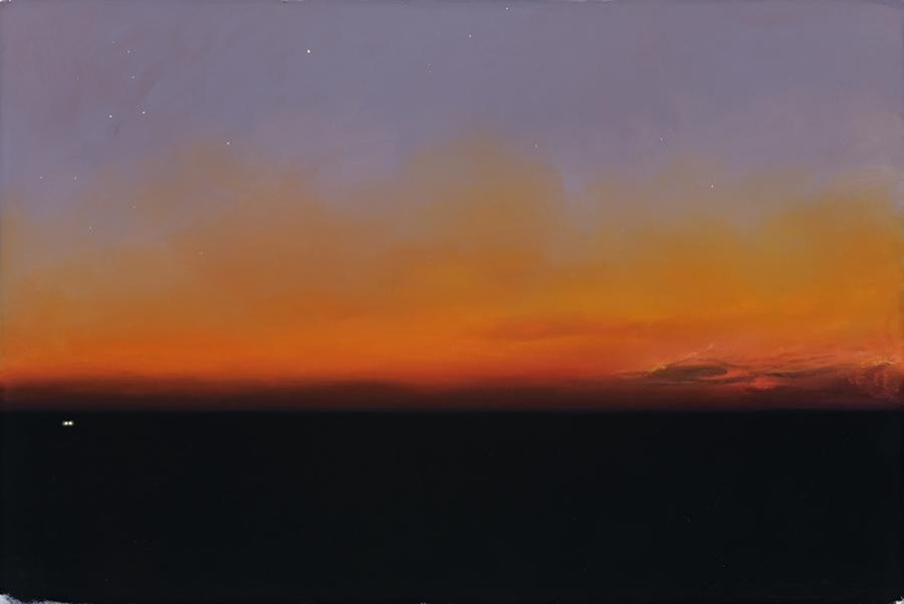 THE LATE EVENING RUN by Tim Storrier