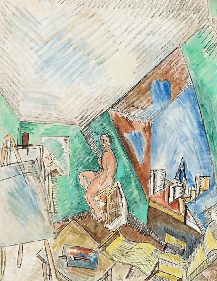 L"ATELIER DE LA RUE SEGUIER by Raoul Dufy