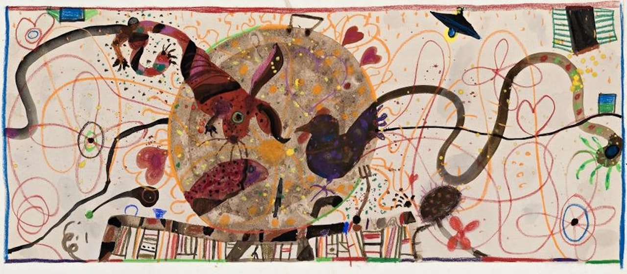 STUDY FOR THE PAELLA by John Olsen