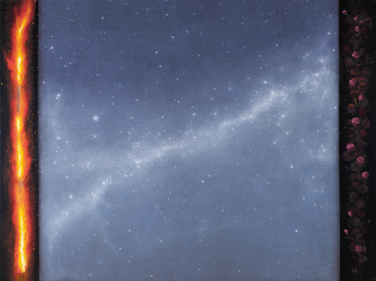 THE EVENING LAMENT (YARRAS) by Tim Storrier