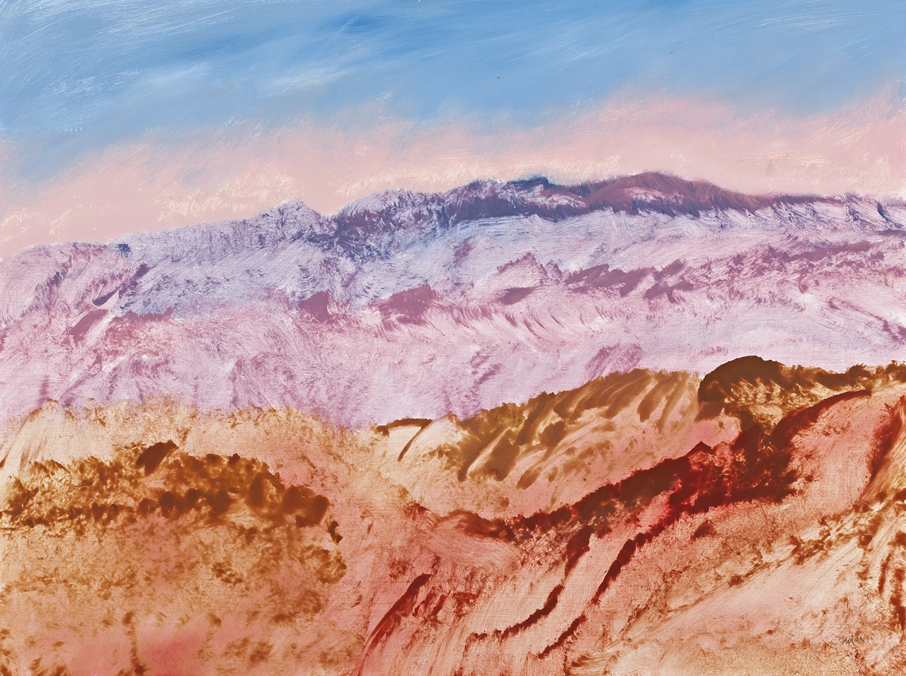 CENTRAL AUSTRALIA by Sidney Nolan