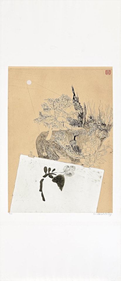 GARDEN IN ROME by Brett Whiteley