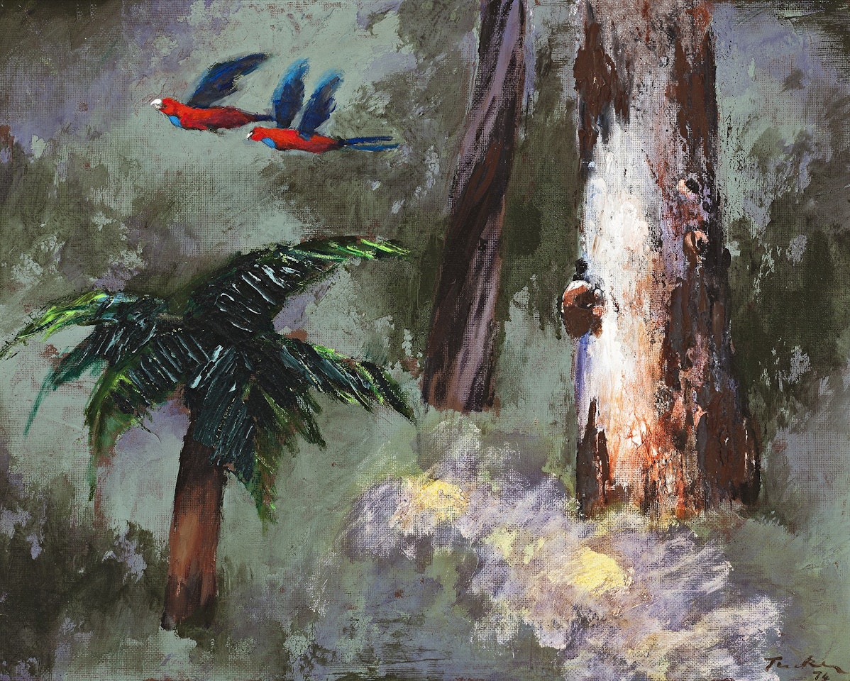 BIRDS IN FLIGHT by Albert Tucker