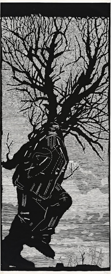WALKING MAN by William Kentridge