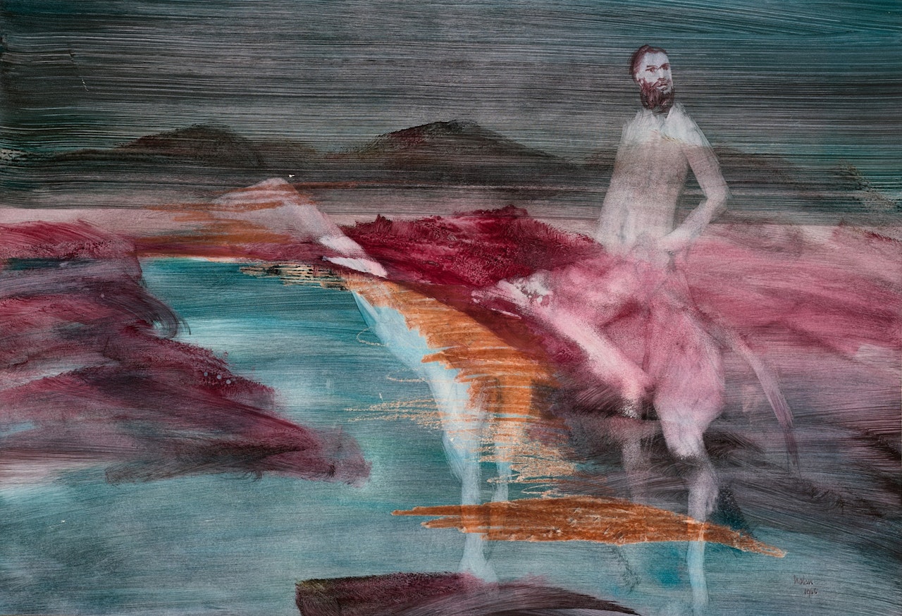BURKE AND CAMEL by Sidney Nolan