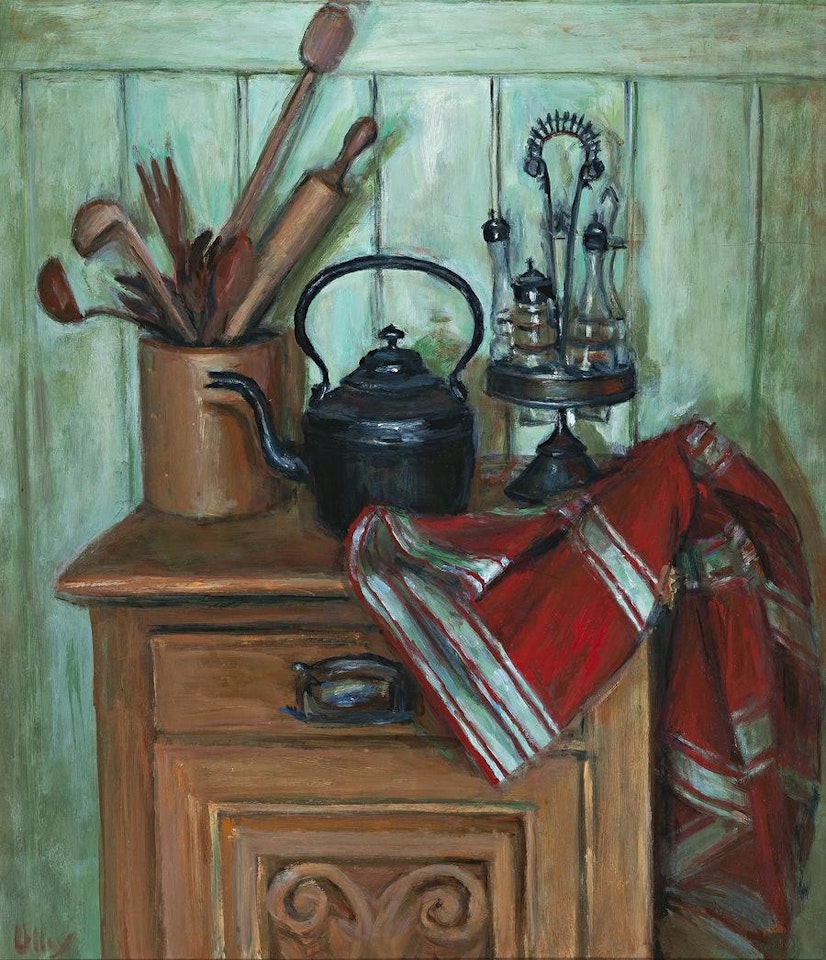 KITCHEN STILL LIFE by Margaret Hannah Olley