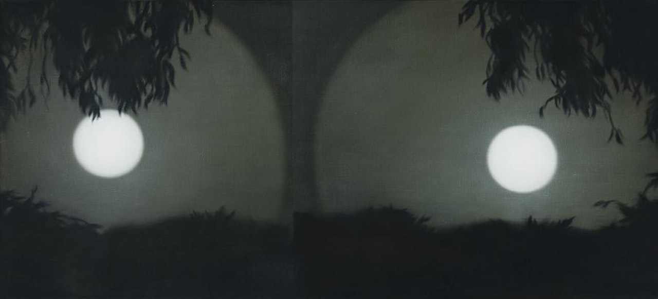 DOUBLE MOON PAINTING by Andrew Browne